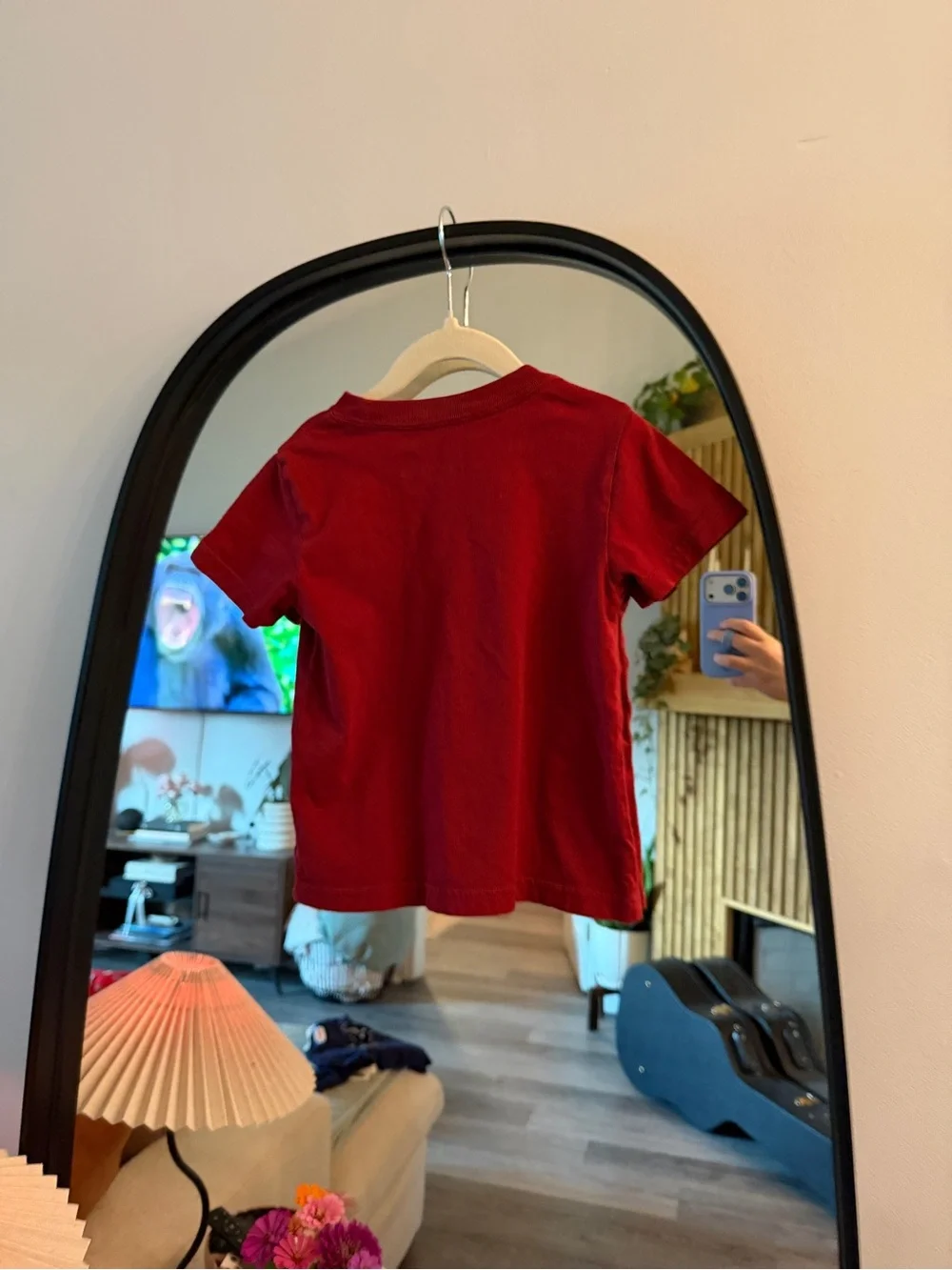 Ralph Lauren Deep Red Short-Sleeve Kids Tee